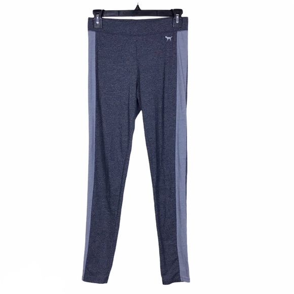 PINK Victoria's Secret Pants - PINK Victoria's Secret Gray Side Stripe Leggings S